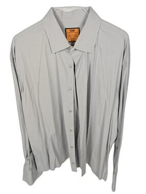 Steven Land Men's Light Blue French Cuff Dress Shirt 18.5 36/37 Big & Tall
